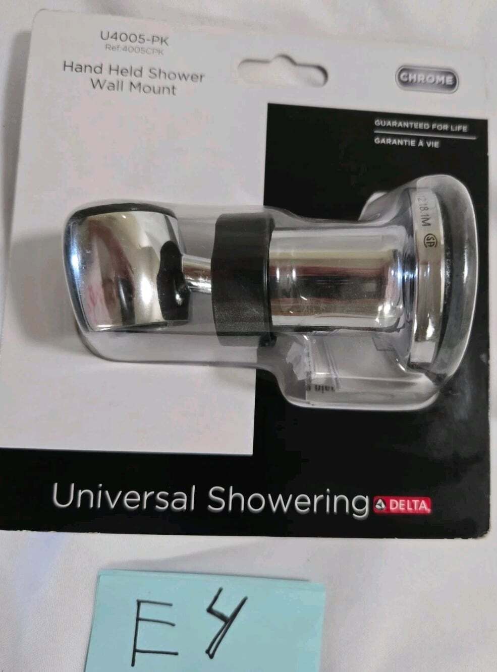New Delta Hand Held Shower Wall Mount, U4005-PK, Chrome Finish